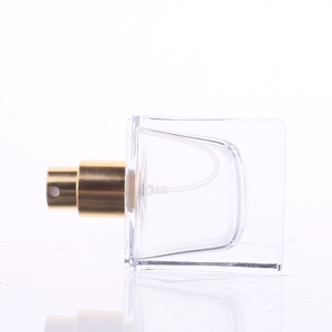 Luxury Square <strong>Perfume</strong> <strong>Bottle</strong> Empty Clear 30ml 50ml 100ml Fragrance <strong>Perfume</strong> <strong>Bottle</strong> With Gold Box Custom - Product Image 5