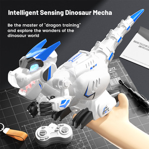 Robot dinosaure télécommandé intelligent à commande gestuelle, programmable, jouet électrique éducatif STEM pour enfants, certifié CE FCC, expédition immédiate <span class=keywords><strong>DINO</strong></span> - Product Image 3