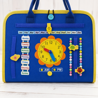 Tableau d'activités sensorielles interactif en feutre, jouet éducatif en tissu doux, cadeau d'apprentissage pour les tout-petits