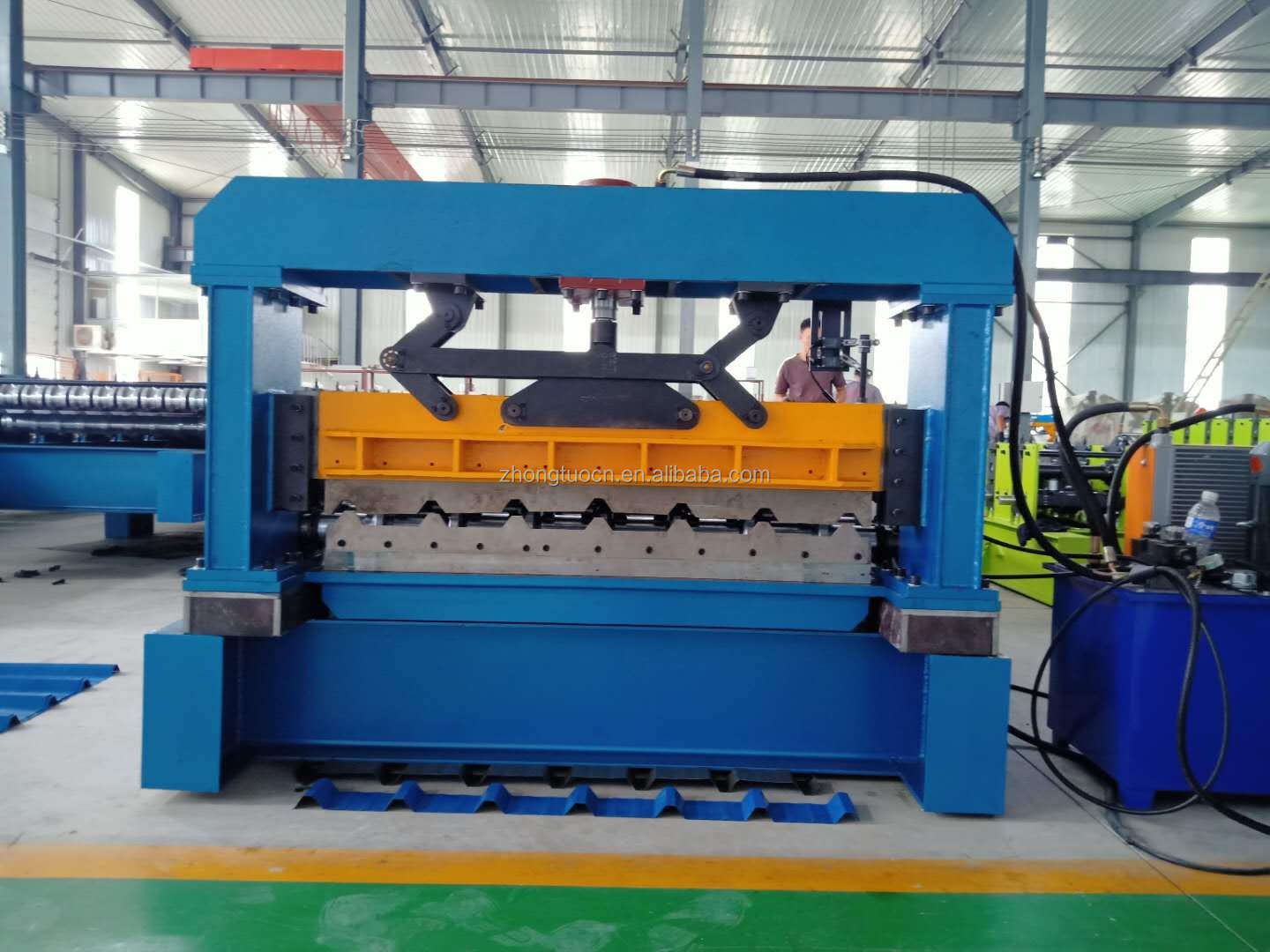 IBR metal roof roll form machine trapezoidal roof tile roll forming machine zinc roof and wall panel roll former