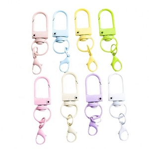 Mosquetón Giratorio de Aleación de Zinc Pintado en Colores Pastel, Clip para Llavero, Gancho de Seguridad de 14 mm para Llaves, Bolsos y Regalos Promocionales - Product Image 4