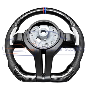 Volant de direction modifié en fibre de carbone de style sportif personnalisé pour X1 X3 X4 F10 F06 F91 F92 F93 F12 F13 F90 F02 ZC-M6-YD-T2 - Product Image 2