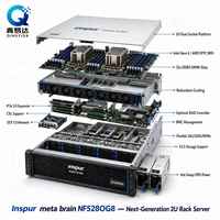 Serveur en rack 2U NF5280G8 neuf, 64 Go de mémoire, en stock, directement de l'usine