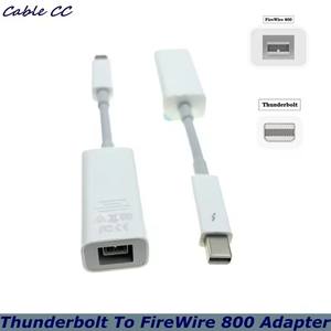 Adaptador rápido Thunderbolt 2 a <span class=keywords><strong>FireWire</strong></span> 800, Thunderbolt a Fire 1394B, adecuado para ordenadores Mac equipados <span class=keywords><strong>con</strong></span> puertos Thunderbolt - Product Image 1