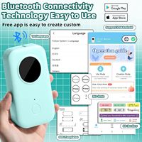Machine d'étiquetage Phomemo D30 Imprimante d'étiquettes portable Bluetooth Mini Imprimante d'étiquettes sans encre pour un usage domestique