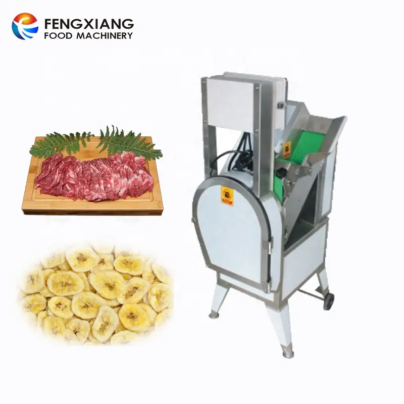 FC-616 komersial industri pisang mesin pengiris Okra hijau timun mesin pemotong untuk sayuran pengolahan tanaman