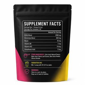 Poudre d'électrolytes naturelle sans sucre à base de feuilles de betterave biologique, supplément de vitamines Keto-Pro, vente en gros pour adultes, nutrition sportive - Product Image 6