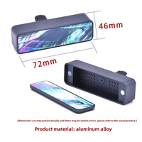 Pièces usinées CNC personnalisées en alliage d'aluminium pour barres rondes, pièces de ventilation de voiture, pièces de boîte d'aromathérapie automobile, vente chaude