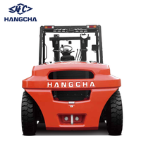 Chariot élévateur diesel Hangcha 10 tonnes série X, moteur Isuzu, robuste, mât 3000 mm, machine de levage industrielle pour la logistique portuaire