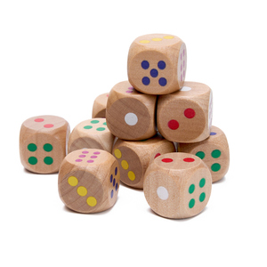 Оптовая продажа от производителя: деревянные кубики на заказ с УФ-печатью, популярные деревянные кубики, 6-гранные деревянные кубики без надписей - Product Image 1