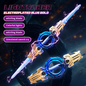 Spada Giocattolo per Bambini con Rotazione a 360°, Spada Laser Telescopica a Doppio Taglio, Spada Luminosa con Effetto Scintillante - Product Image 4