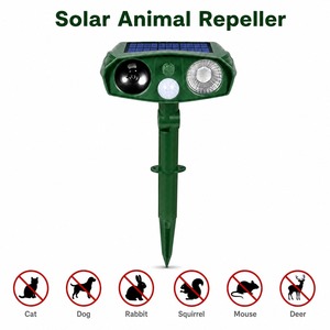 Repellente Solare a Ultrasuoni per Animali, Impermeabile, Anti-Parassiti per Gatti, Cani, Conigli, Scoiattoli, Cervi, Roditori - Ingrosso Fabbrica - Product Image 1