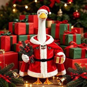 ชุดตกแต่งห่านประดับระเบียงสำหรับเทศกาลคริสต์มาส สำหรับรูปปั้นห่านขนาด 23 นิ้ว ชุดแต่งกายสำหรับห่านประดับภายนอกอาคาร เครื่องประดับตกแต่งระเบียงรูปห่าน เสื้อผ้าสำหรับตกแต่งตามฤดูกาล - Product Image 5