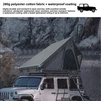 Tente de toit Zentopia LLT-8 en alliage d'aluminium à double couche, coque rigide, 2-3 personnes, 3000 mm, imperméable, quatre saisons, automatique, SUV 4x4