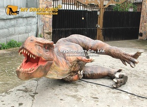 MY DINO AD093 Decoración de Jardín, Dinosaurio Animatrónico de Tamaño Pequeño, Modelo <span class=keywords><strong>T.Rex</strong></span> Caído - Product Image 4