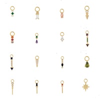 Charmes de pendentif en argent sterling 925 de haute qualité, parfaits pour la fabrication de bijoux en DIY, l'artisanat et les accessoires de boucles d'oreilles