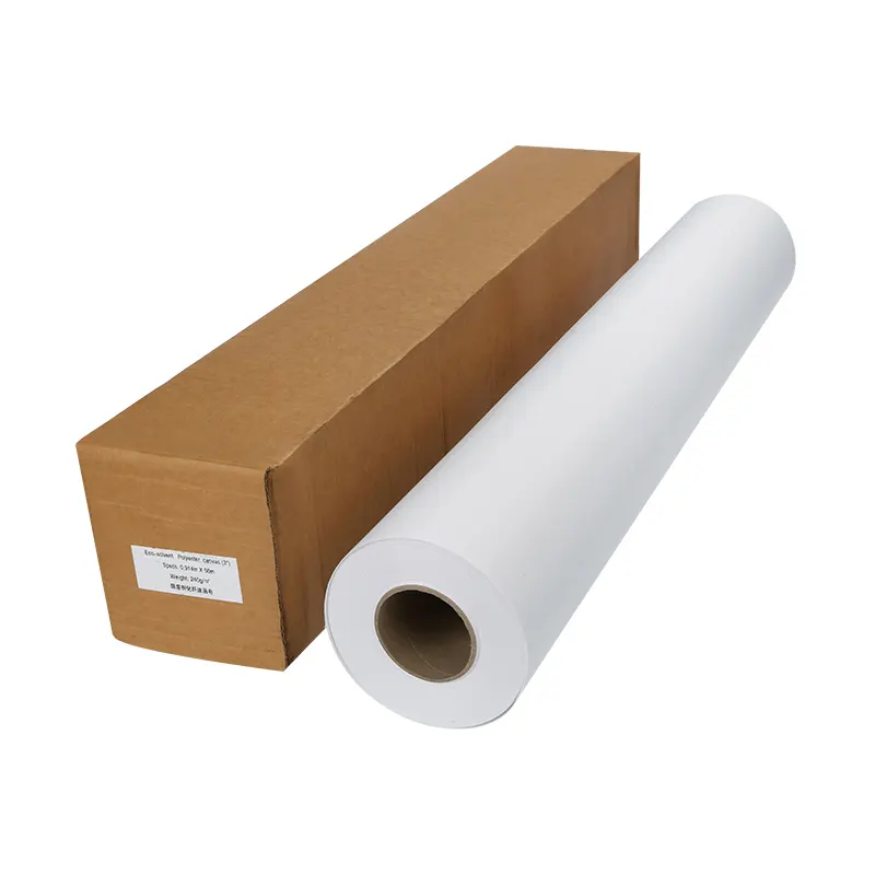 Hot Selling Digital Polyester Inkjet Roll for print factory Polyester Canvas in china factory price