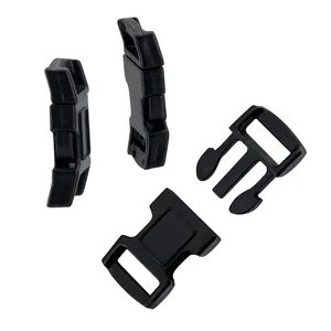 1/2 ''Gebogen Contouren Paracord Armband Clips Plastic Quick Side Release Gespen Bandjes Accessoires