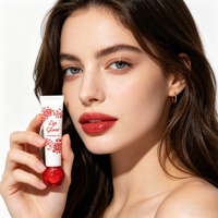 Tube souple en PE de 15 ml avec applicateur pour brillant à lèvres, baume à lèvres et rouge à lèvres liquide, personnalisable avec logo, MOQ 5000