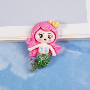 Adornos de Resina con Forma de Sirena, Miniaturas para Manualidades, Accesorios para Hacer Joyas, Horquillas, Broches, Manualidades, Fundas para Móviles, Imanes para Refrigerador - Product Image 5