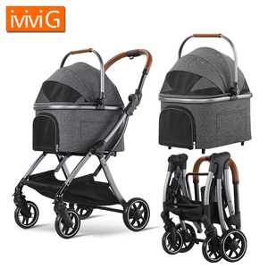 200 लक्जरी पालतू यात्रा बैग नए वार्षिक आउटडोर मौसम कवर कुत्ते स्टालर ट्रॉली गाड़ी - Product Image 6