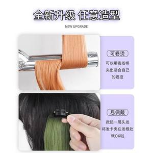 วิกผมวันพีซสีสันสดใสสำหรับผู้หญิง เส้นใยคาเนคาลอน 50 ซม. ต่อผมแบบไม่ต้องใช้กาว ทรงม้วนแบบเจ้าหญิง ครึ่งรวบ - Product Image 2