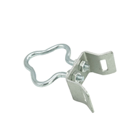 Crochet de suspension en acier galvanisé de type C pour câble de suspension, idéal pour les câbles à fibres optiques FTTH en extérieur