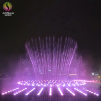Fuente Seca Musical para Exteriores Controlada por Computadora con Luces LED de Colores para Decoración de Plazas