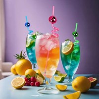 Многоразовые соломинки для дискотек