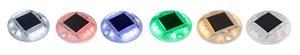 Meilleure Vente : Balise Routière Solaire Ronde, en Plastique PC, Étanche, à LED Clignotante, Type Œil de Chat pour Marquage de Chaussée - Product Image 4
