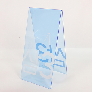 Xách tay màu acrylic Máy tính để bàn số tấm tùy chỉnh nhẹ Acrylic bảng hiệu cho nhà hàng Menu hiển thị - Product Image 3