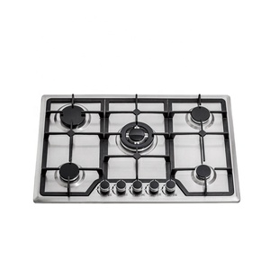 Cuisinière à gaz 5 brûleurs en acier inoxydable encastrable avec dispositif d'allumage automatique et dispositif de sécurité, fabricant OEM - Product Image 6