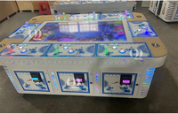 QIQU Source usine IGS Ocean King série Machine de jeu de tir de poisson 55 pouces 8 joueurs armoire rouge détachable