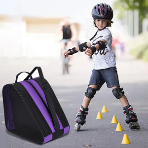 Wholesale Portable Ice Skating <b>Bag</b> <b>Roller</b> Skates Storage Large Capacity Breathable Kids Shoes Organizer - Product Image 4