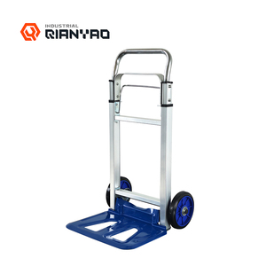 Carrello Portabagagli Portatile Personalizzabile <span class=keywords><strong>in</strong></span> Alluminio da 90 kg, Carrello da Trasporto Durevole, Carrello per la Spesa, Carrello a Mano, Carrello Portautensili - Product Image 2