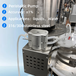 Máquina de llenado y tapado de polvo de vial de bomba de rotor automática de escritorio para botellas pequeñas de 5ml 7ml 10ml - Product Image 3