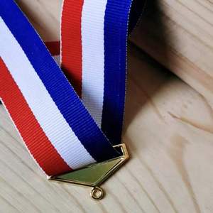 Ruban personnalisé haute ténacité 100D en polyester/nylon, corde de suspension, médaille arc-en-ciel, satin rayé brodé <span class=keywords><strong>camouflage</strong></span> 50mm - Product Image 1