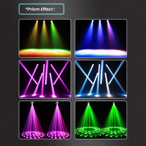 295W di chuyển đầu 10R 14R <span class=keywords><strong>17R</strong></span> Sharpy chùm ánh sáng DMX Luces discoteca đôi lăng kính tại chỗ RGBW DJ đèn Disco giai đoạn chùm di chuyển đầu - Product Image 4