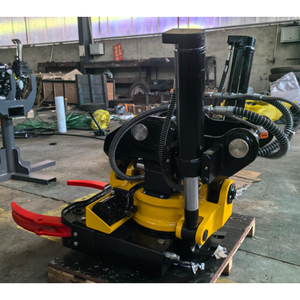 Ventes d'usine <span class=keywords><strong>POWO</strong></span> : Rotor hydraulique professionnel avec moteur pour chargeuses-pelleteuses et excavatrices de 5 à 8 tonnes, certifié CE - Product Image 2