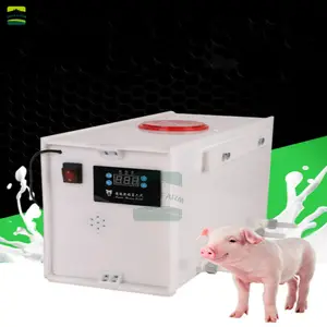 Máquina de enfermagem de porco, 220v 50hz inteligente temperatura constante porco piglets alimentador de leite automático chupetas alimentador de porco