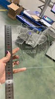 5W 110x110mm Visuele Positionering Desktop ABS PP PVC ID-kaart Graveermachine Siliconen Telefoonhoesje UV Lasergraveermachine