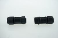 Conector de Cable Impermeable 30A para Exteriores, Tornillo M20 de Bloqueo Rápido, 2, 3, 4, 5 Pines, Circular, Macho, Hembra, PA66, Nailon, 10A, Latón para LED