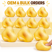 HD 6cm Vormbaar Aardappel Squishy Speelgoed Langzaam Terugverende Decompressie Realistisch Voedsel Speelgoed Fruit Stressverlichting Knijpen Jongens 5 7 Jaar