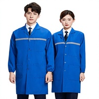 Combinaison de travail en toile de polyester réfléchissante, anti-salissure, décontaminante, résistante à la saleté, protection du travail, pour travaux d'été et de déménagement