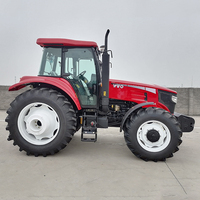 Tracteur agricole multifonctionnel automatique chinois YTO-ENX1404 4x4 140 CV, moteur diesel YTO, boîte de vitesses, transmission par engrenages, machines agricoles