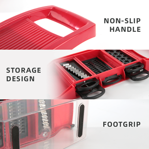 Nhà bếp chuẩn bị tiện ích Slice và shred công cụ cầm tay mandoline Hướng dẫn sử dụng rau xử lý dễ dàng làm sạch thực phẩm Chopper multiblade cắt - Product Image 5