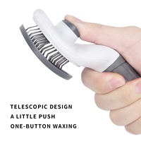 Brosse de toilettage antidérapante pour chat, peigne à picots pour l'élimination des poils flottants, accessoires et produits pour animaux de compagnie