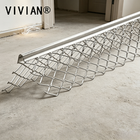 Profilé d'angle métallique perforé en maille pour la rénovation des bords de murs en plâtre et en gypse