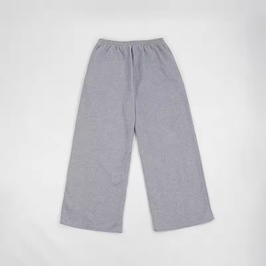 Pantalon de sport gris décontracté à jambe large pour homme, personnalisable OEM, vente en gros, dernière conception, promotion, haute qualité - Product Image 1