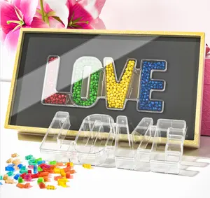 ECOBOX düğün Favor hediye kutusu ayı şekilli aşk şekilli çikolata şeker kutusu eşya kutuları saklama kabı şeker kovaları